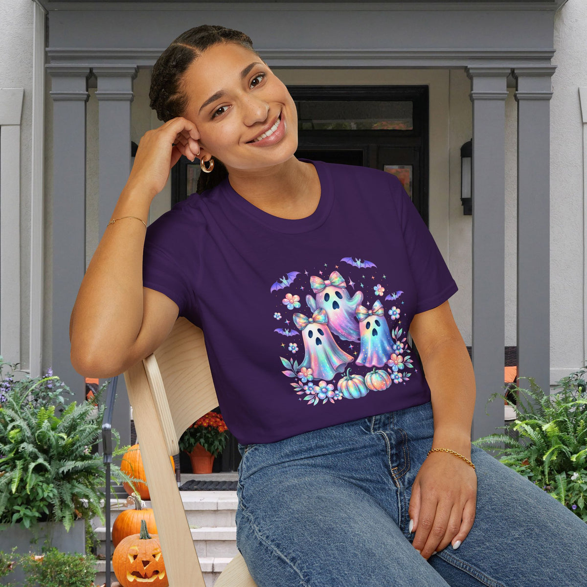 Haunted in Pastels Adult T-shirt