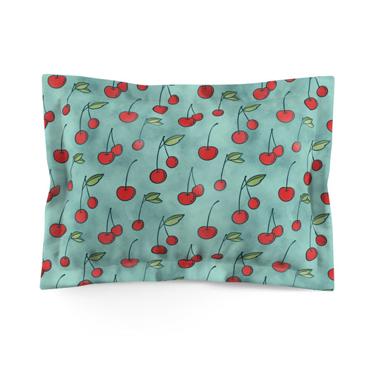 Cherry Jubilee Microfiber Pillow Sham