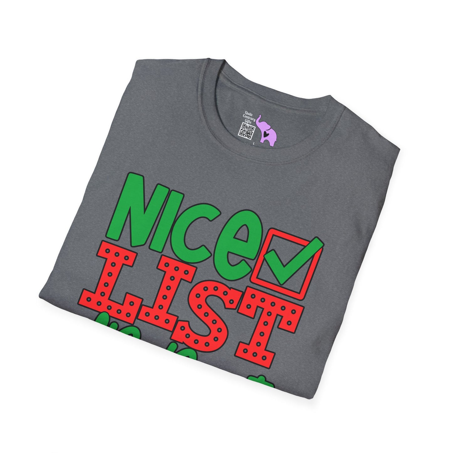 Nice List Dropout Adult T-shirt