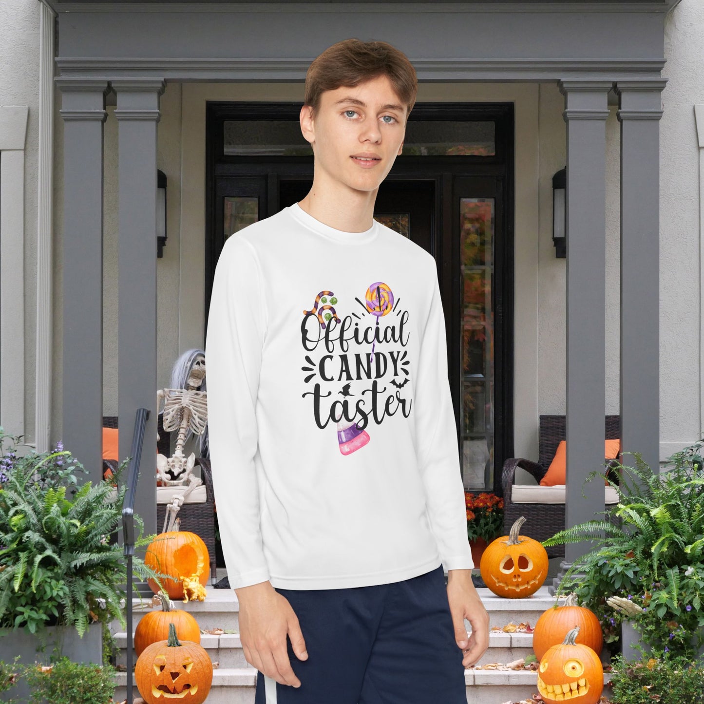 Official Candy Taster Youth Long Sleeve Tee