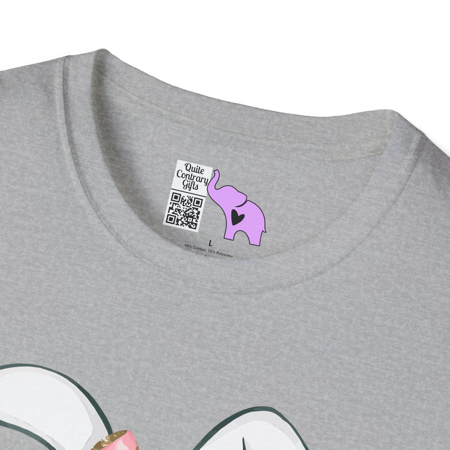 Happy Easter (Bunny Tail) Adult T-shirt