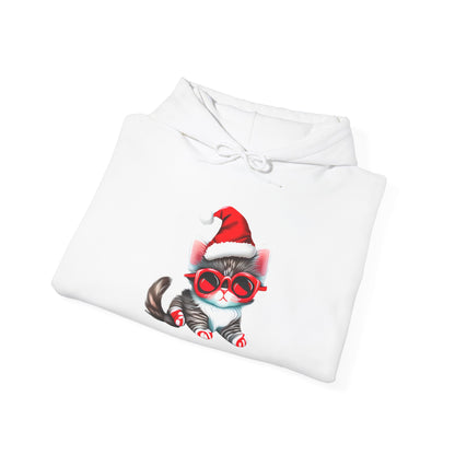 Santa Kitten Heavy Blend™ Hooded Sweatshirt