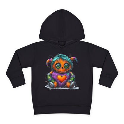 Patchwork Pumpkin Heart Toddler Hoodie