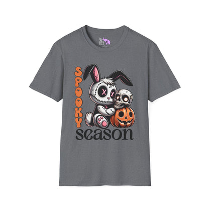 Spooky Season (Voodoo Bunny/Pumpkin) Adult T-shirt