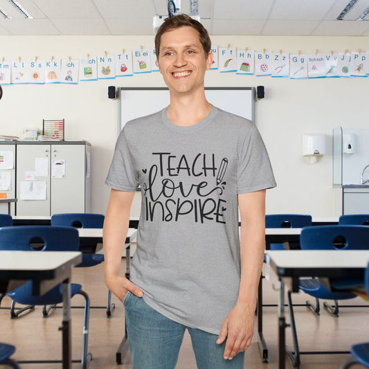 Teach Love Inspire Adult T-shirt