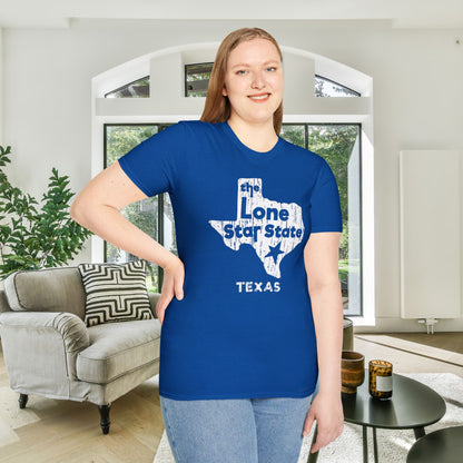 Texas The Lonestar State Adult T-shirt