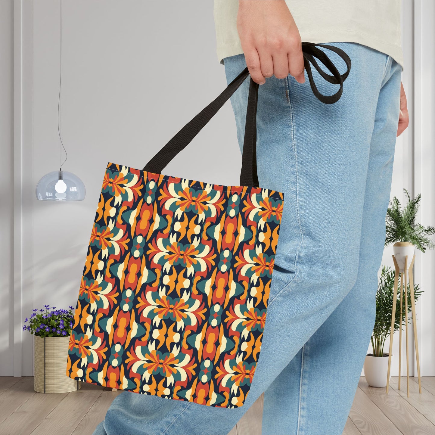 Autumn Kaleidoscope Canvas Tote Bag