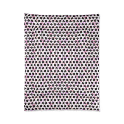 Pink Soccer Fever Comforter