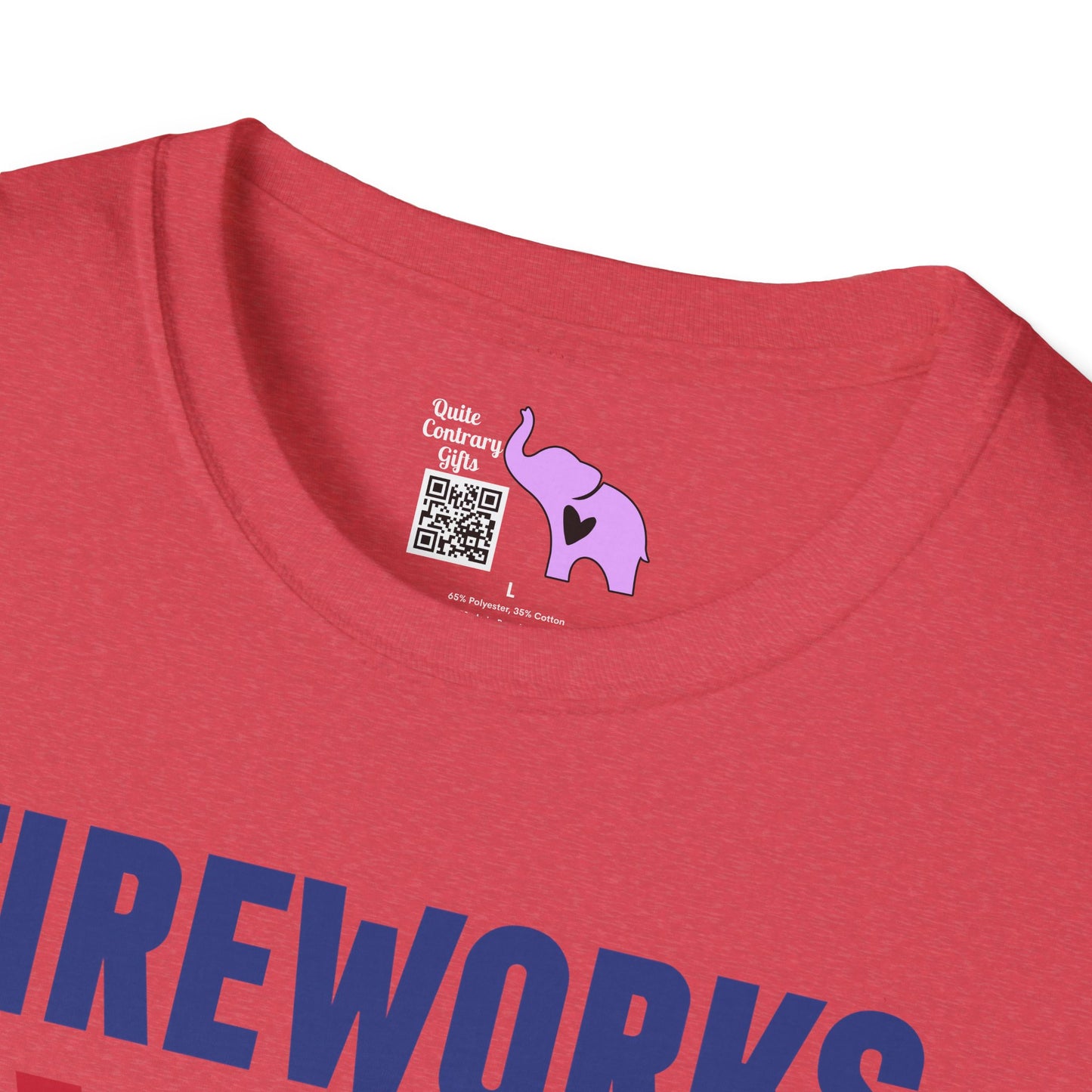 Fireworks Expert If I Run You Run Adult T-shirt