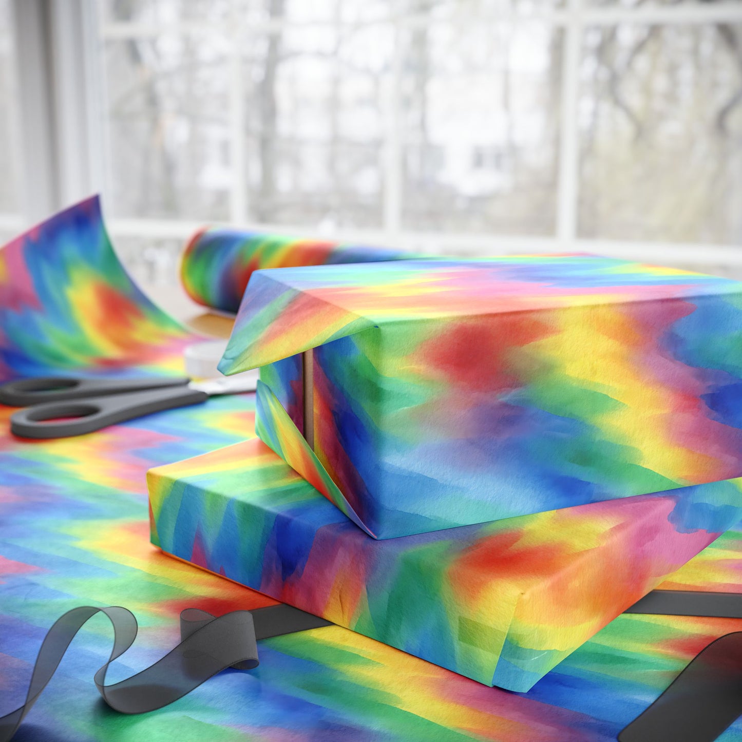 Colorwaves Wrapping Paper