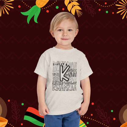 Kwanzaa Wordcloud Toddler Tee