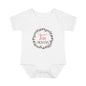 Pink Milestone Wreath Onesie-Ten Months