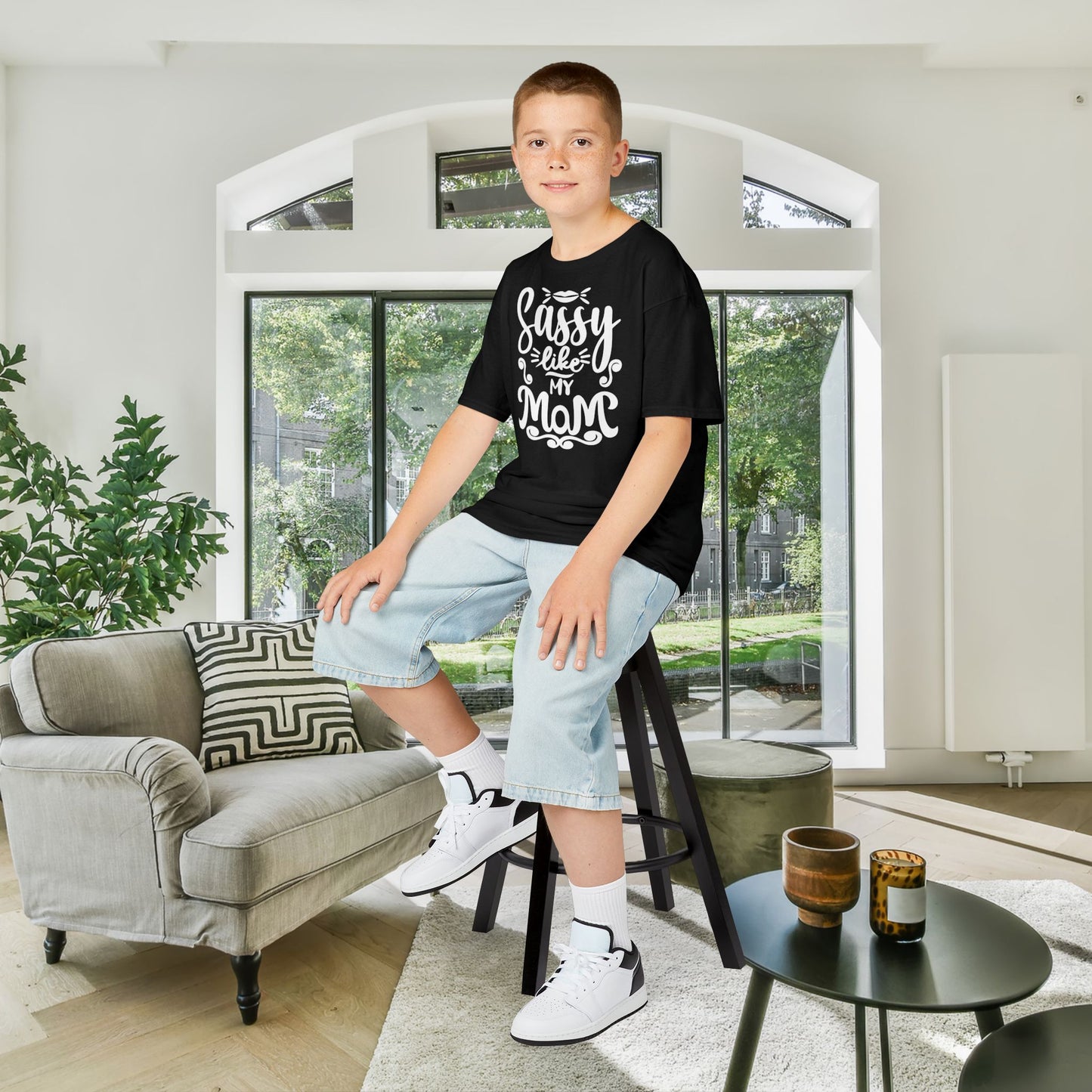 Sassy Like My Mom Kids Heavy Cotton™ Tee