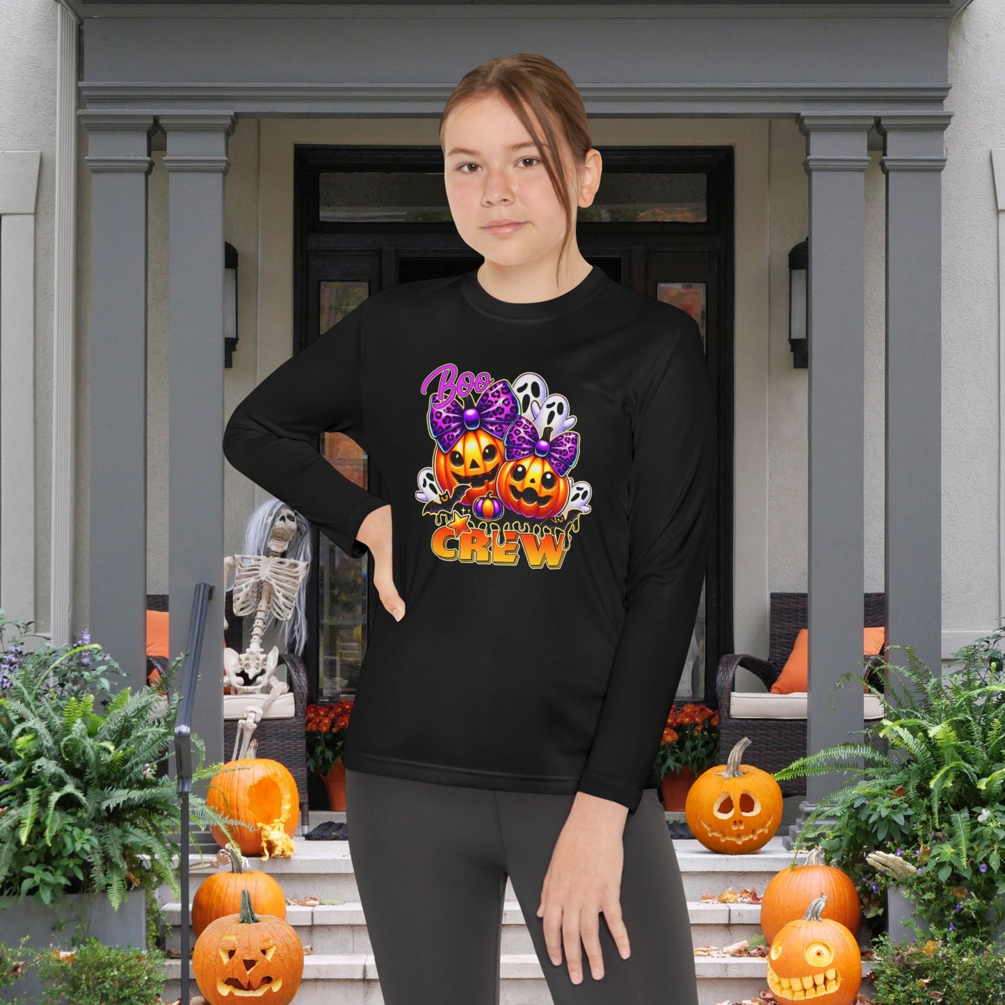 Boo Crew Youth Long Sleeve Tee