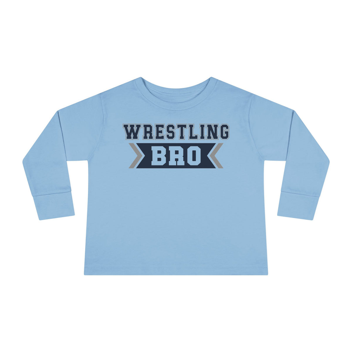 Wrestling Bro Toddler Long Sleeve Tee