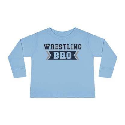 Wrestling Bro Toddler Long Sleeve Tee