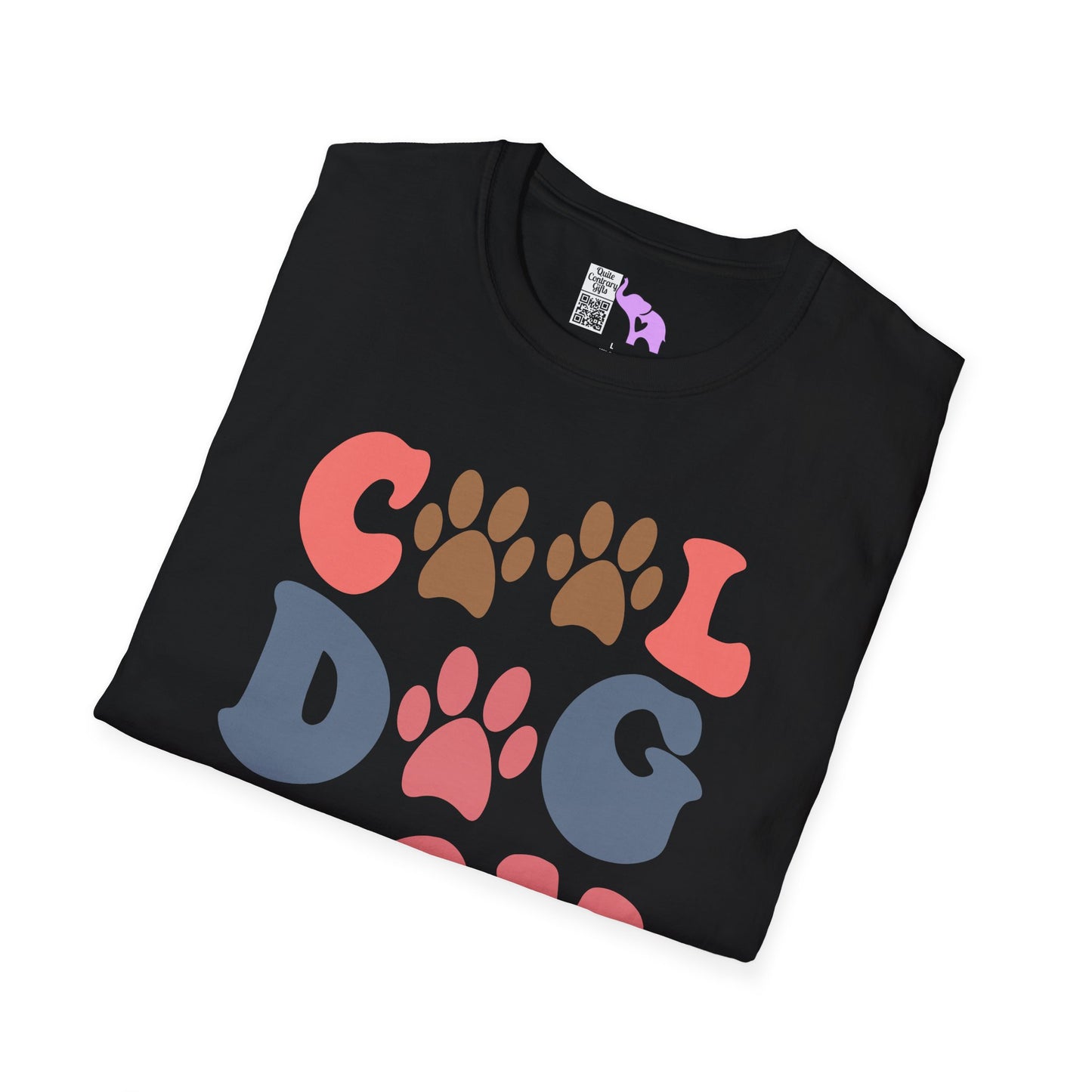 Cool Dog Mom Adult T-shirt