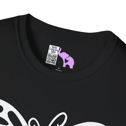 Butterfly Pink Support Ribbon Adult T-shirt