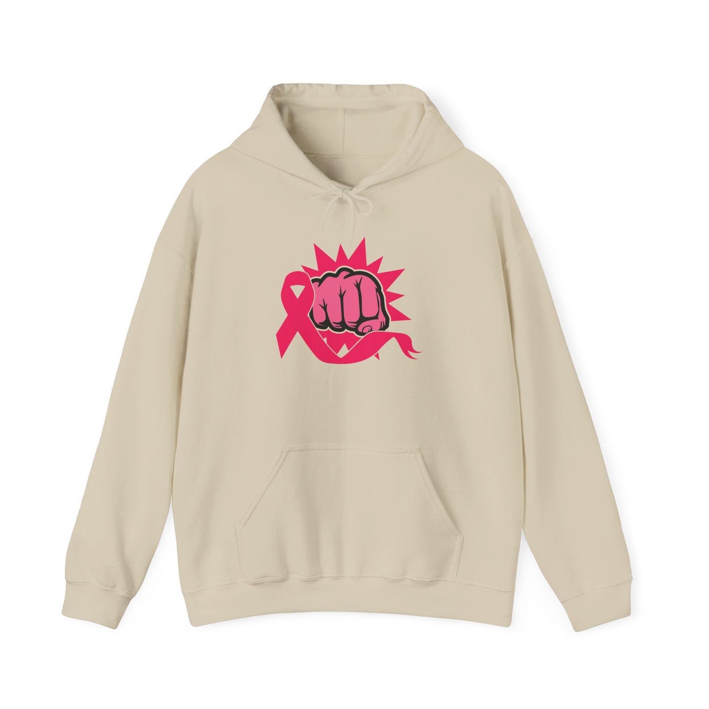 Breast Cancer Warrior Punch Adult Heavy Blend™ Hoodie