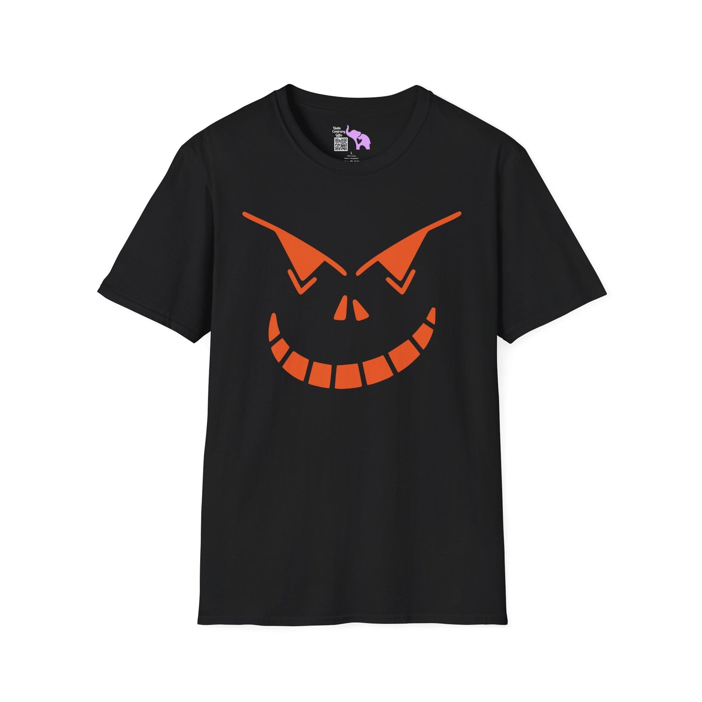 Spooky Jack-O-Lantern Adult Unisex Tshirt