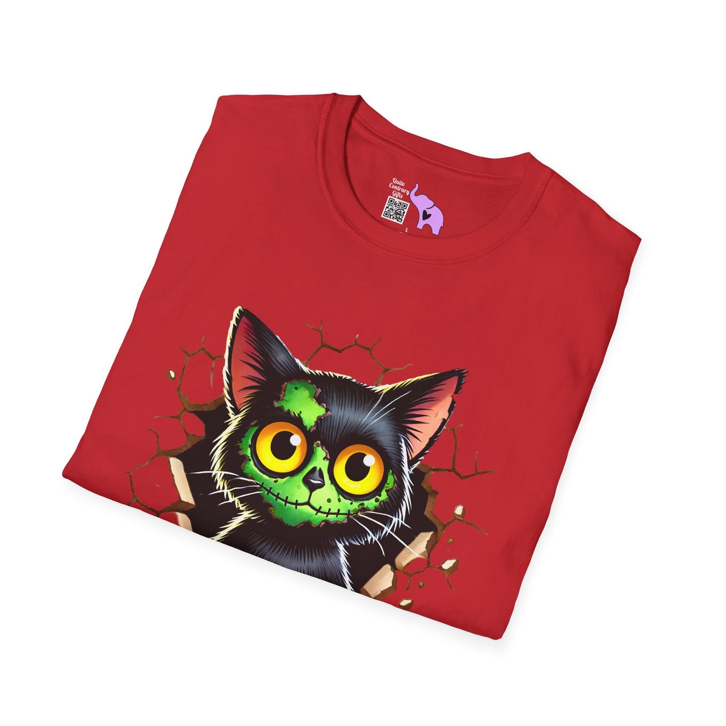 Zombie Kitty Adult T-shirt