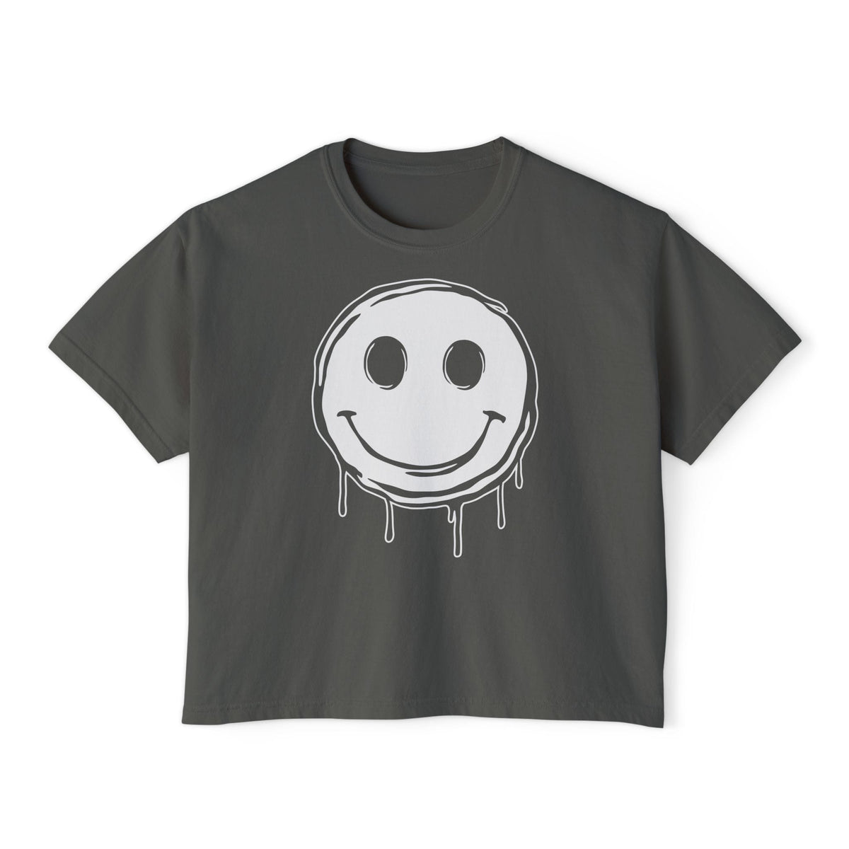 Melty Smiley Face Women's Boxy Tee
