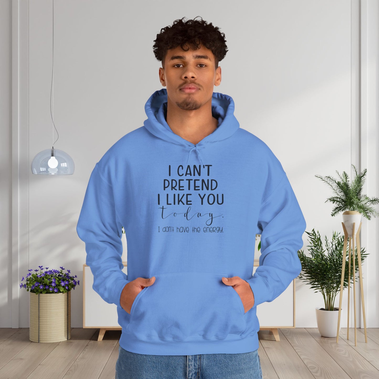 Me Sarcastic? Never Heavy Blend™ Hooded Sweatshirt