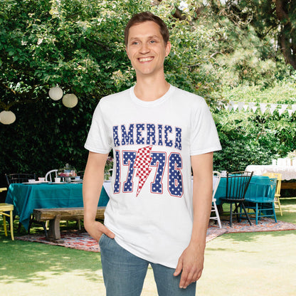 America 1776 Adult T-shirt