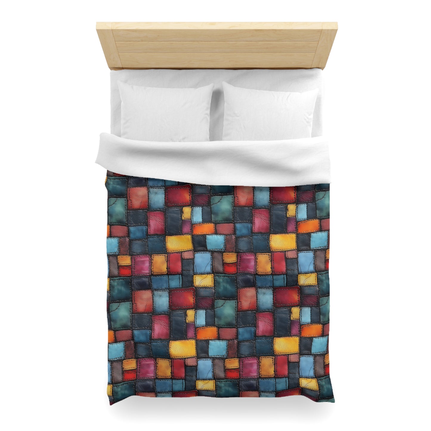 Colorblock Craze Microfiber Duvet Cover