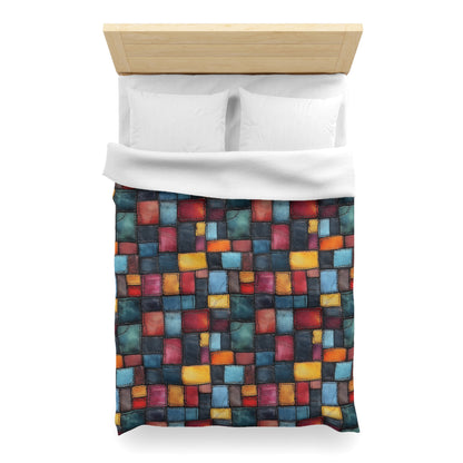 Colorblock Craze Microfiber Duvet Cover