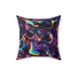 Holographic Mirage Throw Pillow