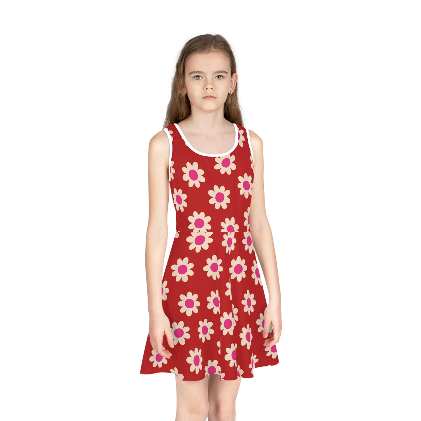 Cupid's Garden Girls' Sleeveless Sundress