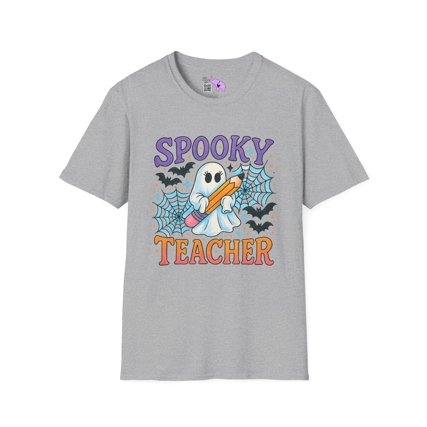 Spooky Teacher Adult T-shirt