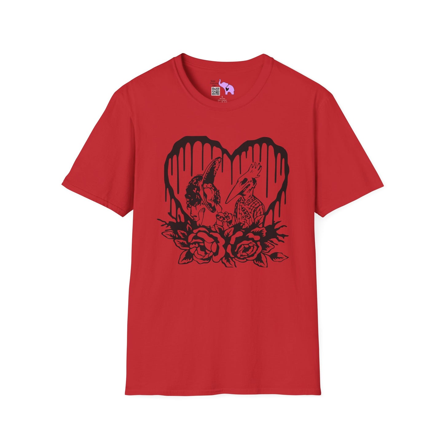 Beetlejuice Barbara & Adam Adult T-shirt