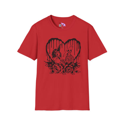 Beetlejuice Barbara & Adam Adult T-shirt