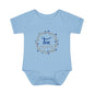 Blue Milestone Wreath Onesie-Ten Months