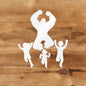 Bigfoot Chasing Family Decal