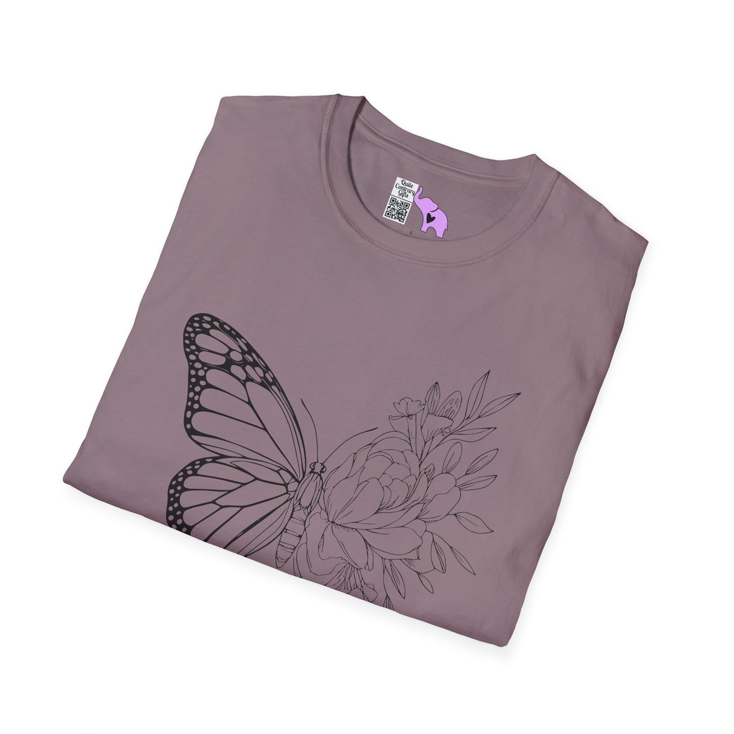 Blessed Mama (Butterfly) Adult T-shirt