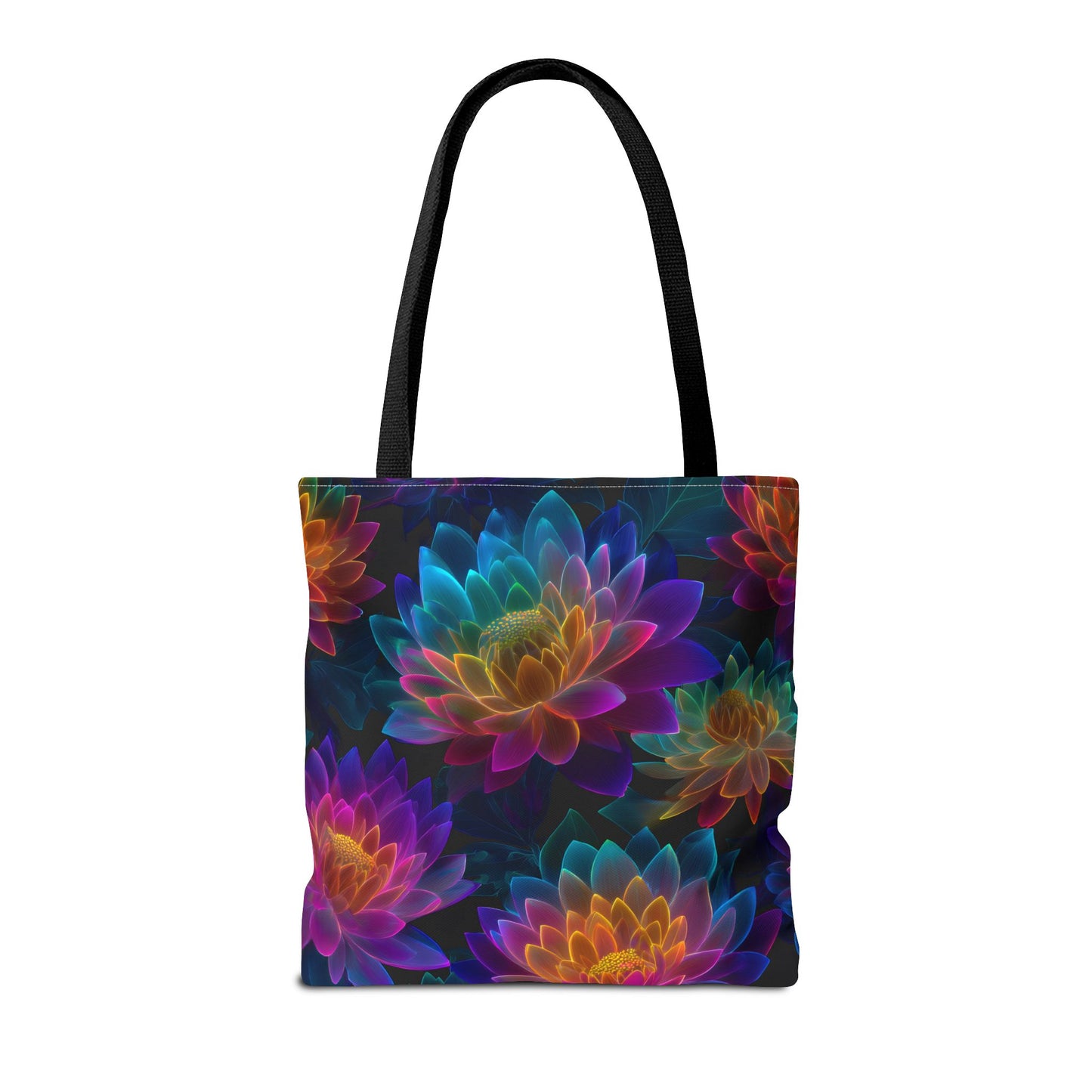 Luminous Lotus Canvas Tote Bag