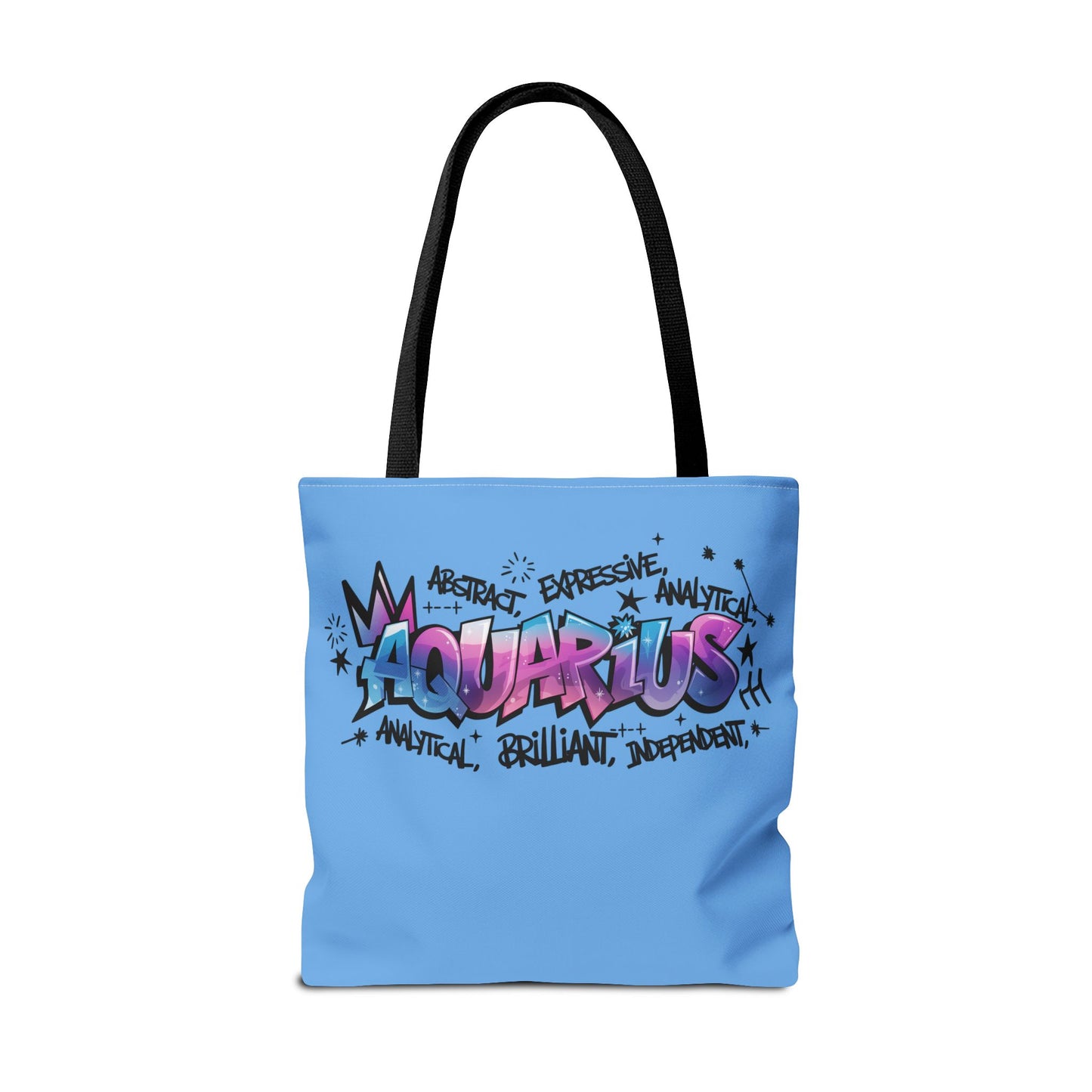 Aquarius Street Art Canvas Tote Bag