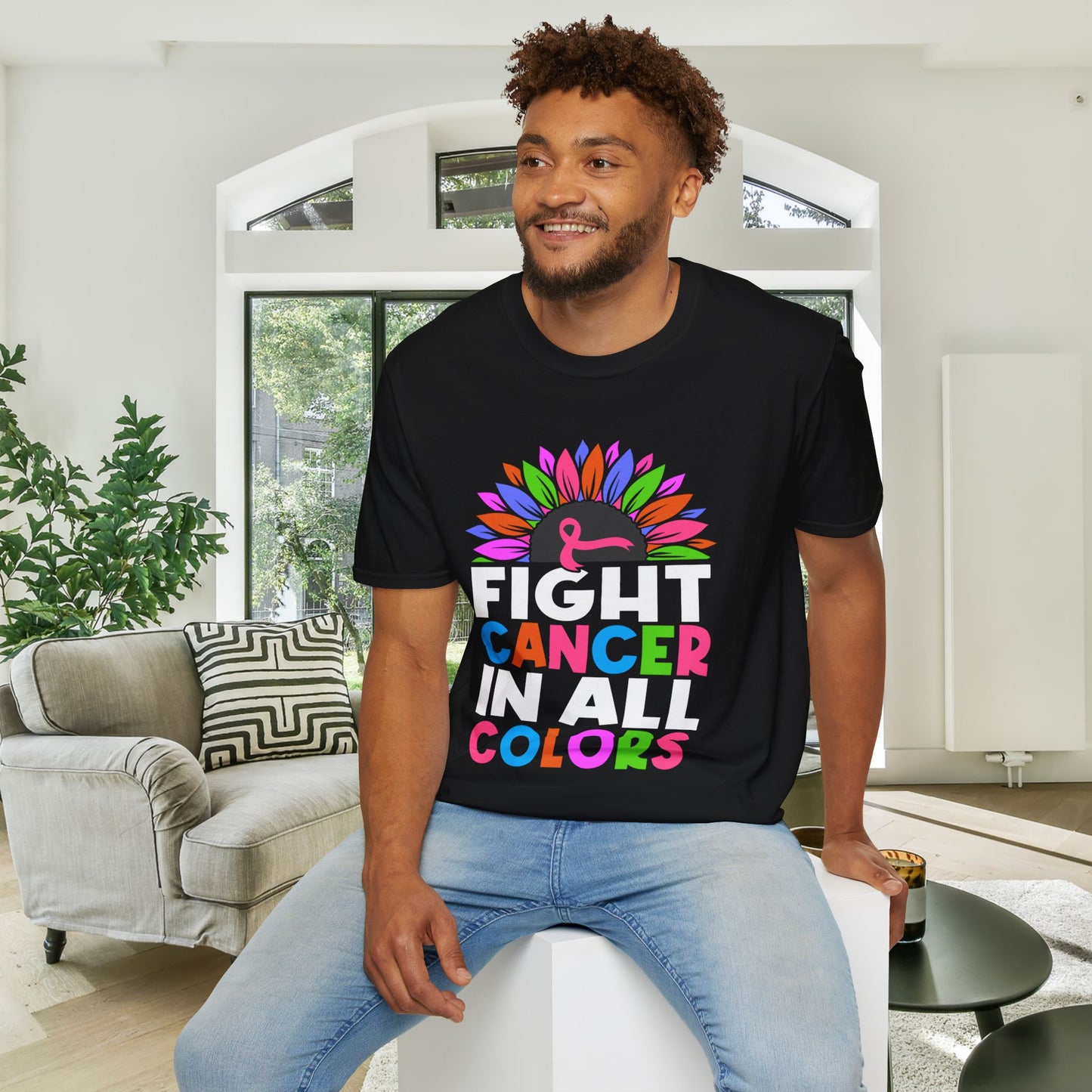 Fight Cancer in All Colors 26 Adult T-shirt