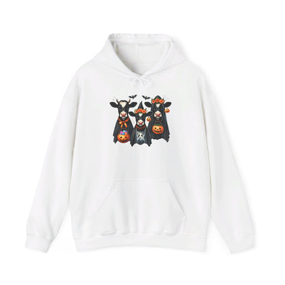 Trick or Treating Cows Heavy Blend™ Hooded Sweatshirt