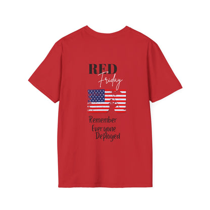 RED Fridays Remember Everyone Deployed Adult T-Shirt