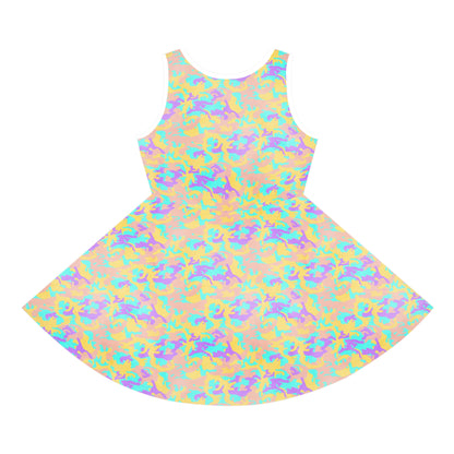 Dreamsicle Camo Girls' Sleeveless Sundress