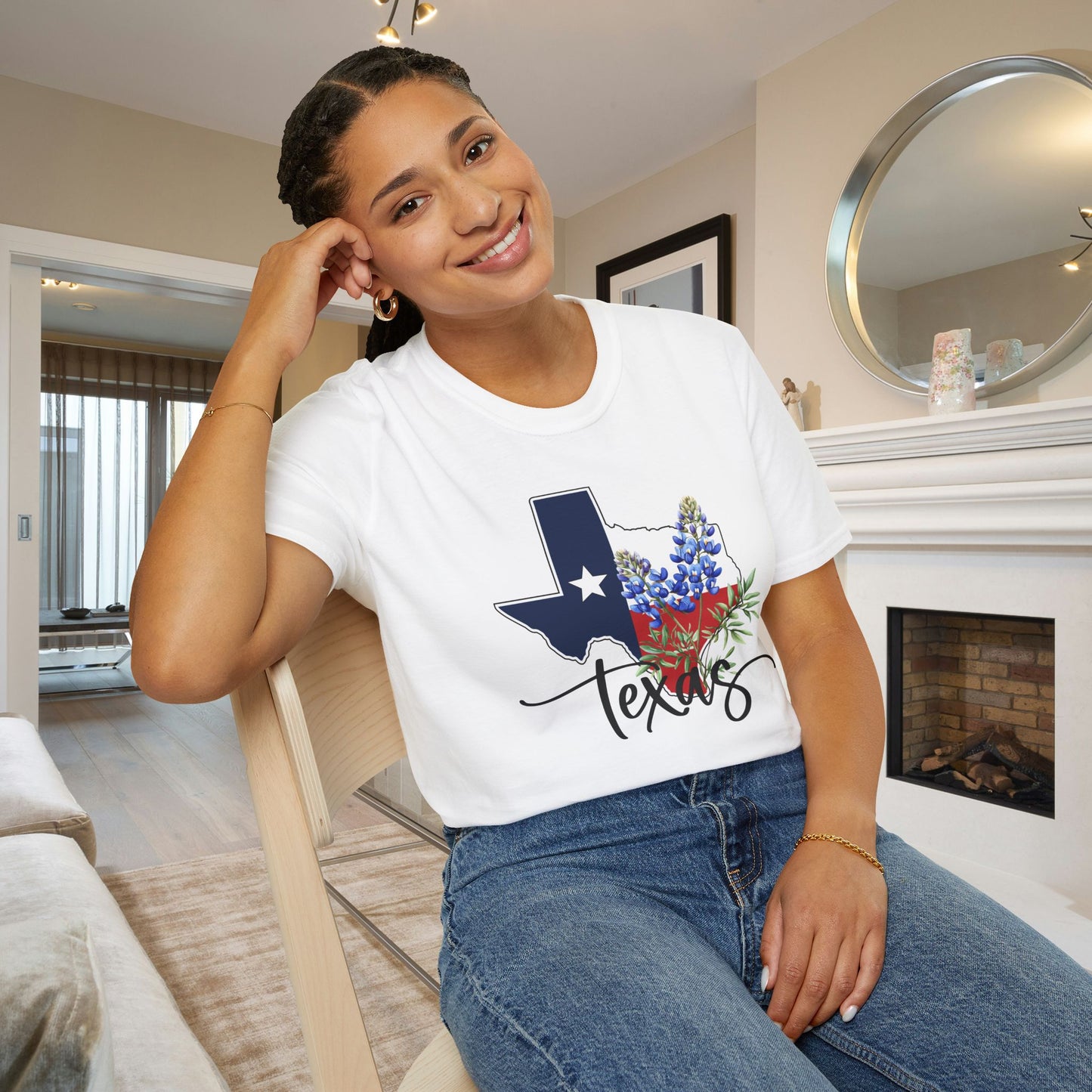 Texas Bluebonnets Adult T-shirt