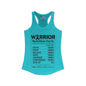 Warrior Nutrition Facts (Cancer) Women's Ideal Racerback Tank