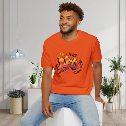 Leo Street Art Adult T-shirt