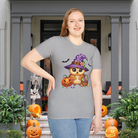 Witchy Owl Adult T-shirt