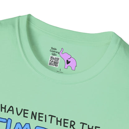 I Have Neither The Time Nor The Crayons To Explain This To You Adult T-shirt