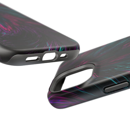 Pink Orchid Feathers MagSafe® Compatible Tough Case for iPhone